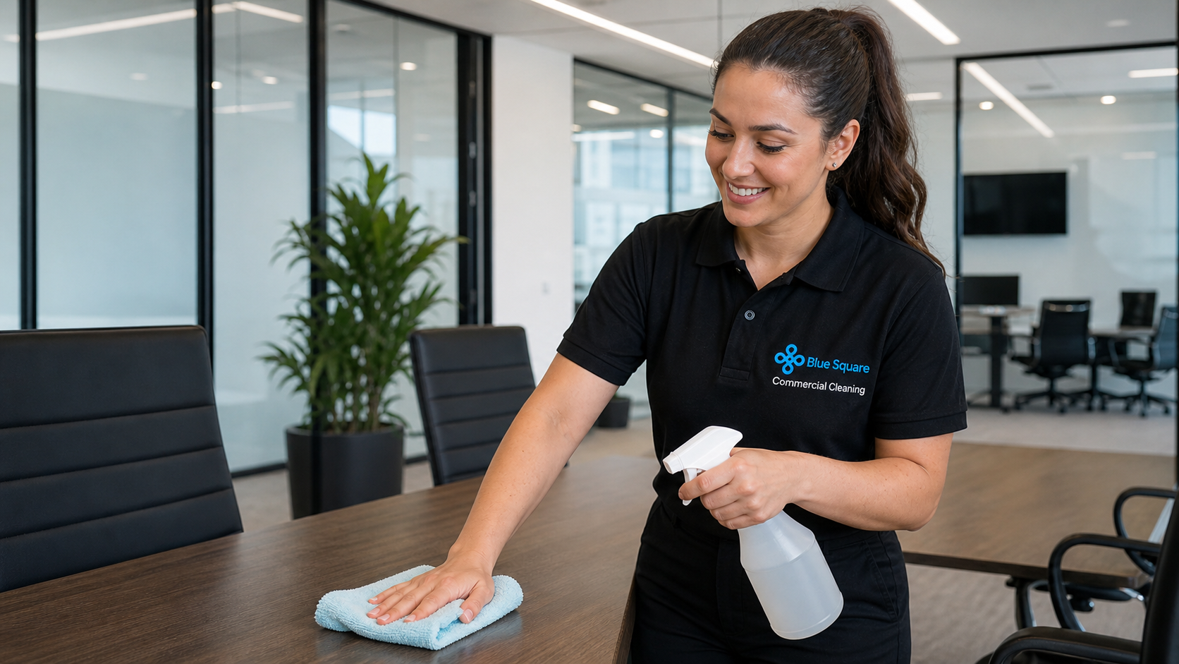 Employee Blue Square Commercial Cleaning4