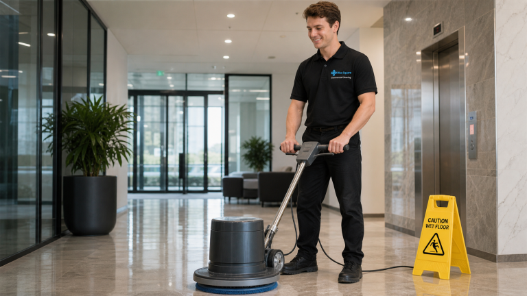 Employee Blue Square Commercial Cleaning5